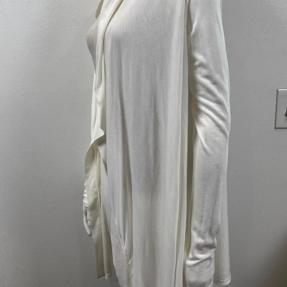 HELMUT LANG WHITE LAYERING SLEEVE LAYERING CARDIGAN - Picture 7 of 12